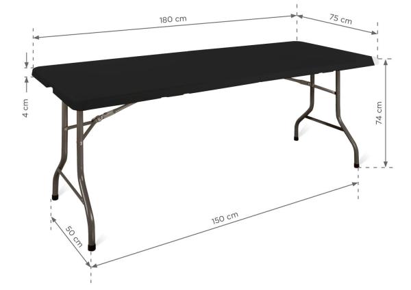 E180 (180x75cm) - černý