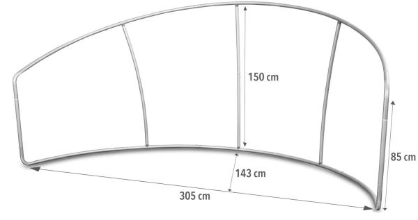 Konferenční stěna 305x150